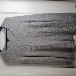 Talbots pullover sweater size Medium‎ lambswool blend gray